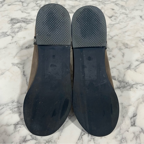 Fortress of Inca tan leather slip on ankle boots black Peruvian woven detail 9 - Picture 10 of 11